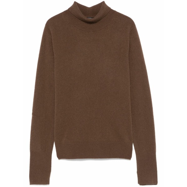 ジョセフ レディース ニット&セーター アウター Cashmere high-neck sweater Brown|asty