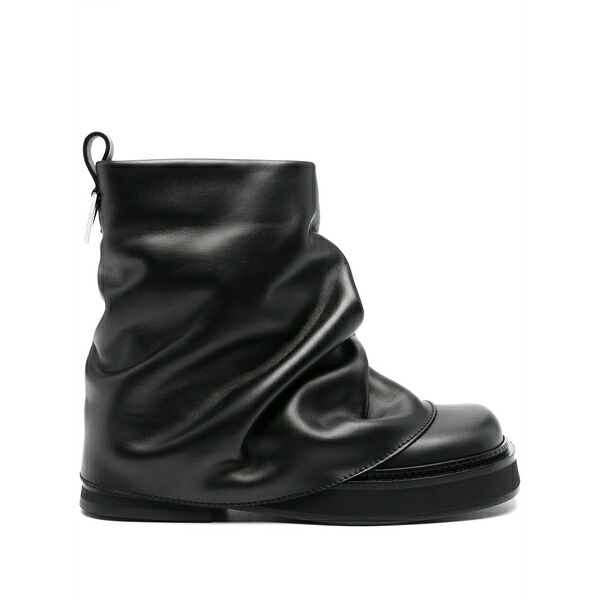 ジ アティコ レディース ブーツ シューズ Mini robin boots Black|asty