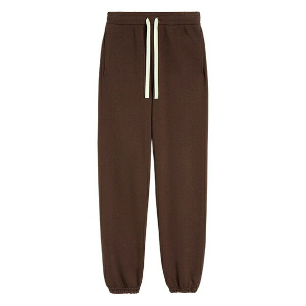 ジルサンダー レディース カジュアルパンツ ボトムス Cotton terry track pants Brown|asty