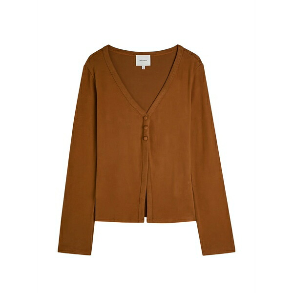 リフォメーション レディース ジレー アウター Millie button v-neck cardigan Brown
