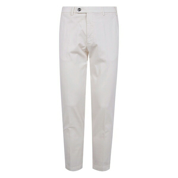 マイケル コール メンズ カジュアルパンツ ボトムス Button-fly cotton trousers White｜asty