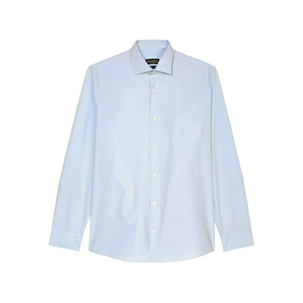マルコポーロ メンズ プルオーバー トップス Button-up shirt Blue