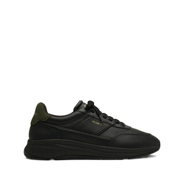 アクセルアリガト メンズ スニーカー シューズ Genesis neo runner leather sneakers  Black