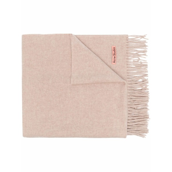 アクネ ストゥディオズ メンズ えり巻き・袈裟・えり巻き 付属物 Fringed wool scarf Neutrals