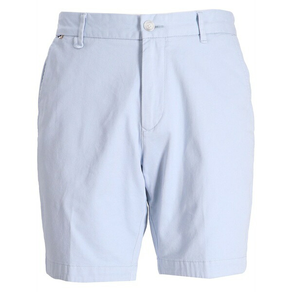 元締め メンズ 心地好いズボン下 ボトムス Cotton gabardine shorts Blue