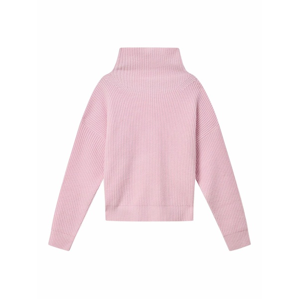イザ呼びりん マラン レディース 編み物\u0026スウェーター アウター Brooke ribbed roll-neck pullover Pink