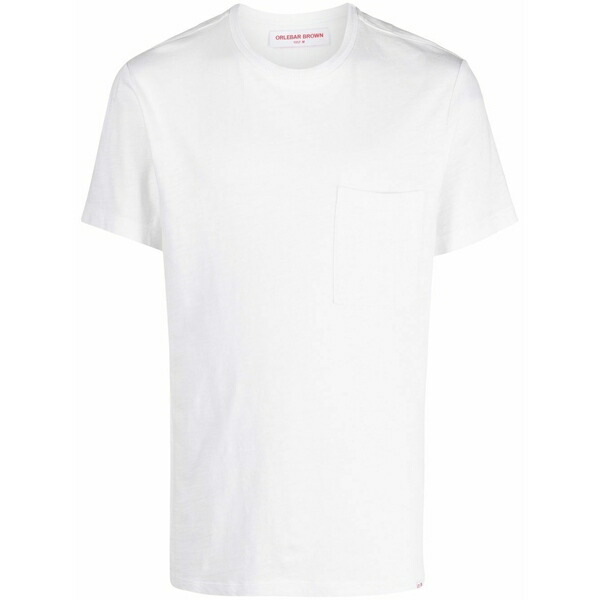 オール赤ちょうちん 赤銅色 メンズ プルオーバー トップス Round-neck short-sleeve t-shirt  White