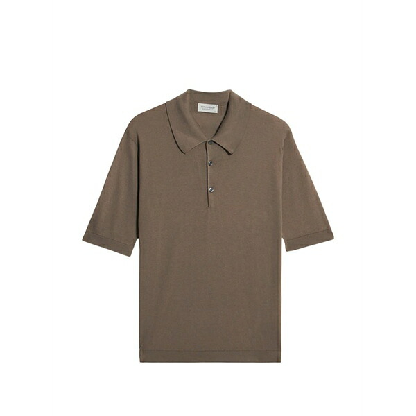 フォルテラ メンズ ポロシャツ トップス Isis short-sleeve polo shirt Neutrals|asty