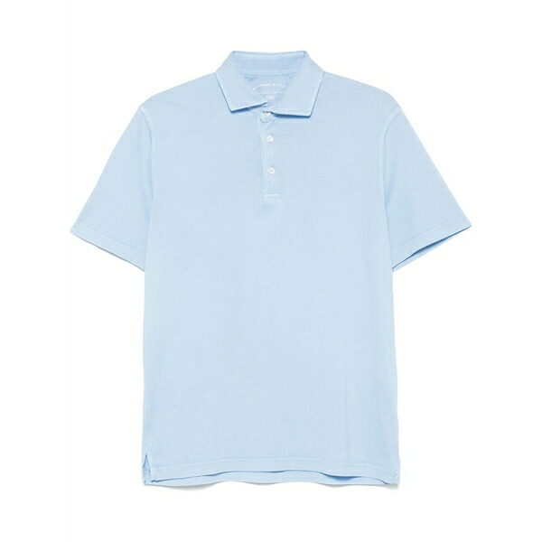 フェデーリ メンズ ポロシャツ トップス Jersey polo shirt Blue|asty