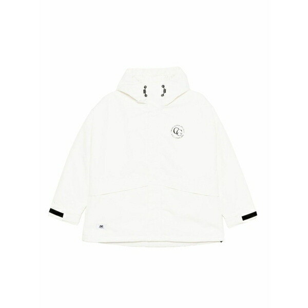黒茶 レディース 上衣＆上衣 アウター Logo-printed jacket  White コート・ジャケット-レディースファッション