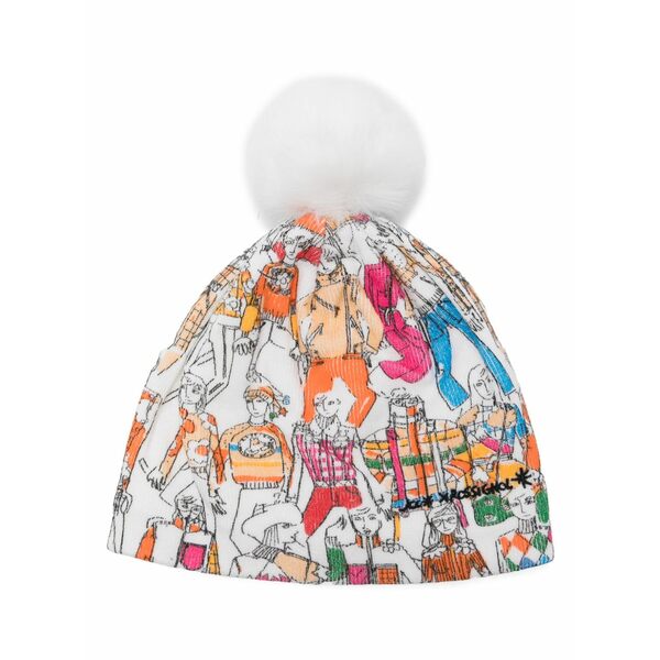 ロシニョール レディース 鳥打ち帽 付属物 X jcc missy beanie hat White