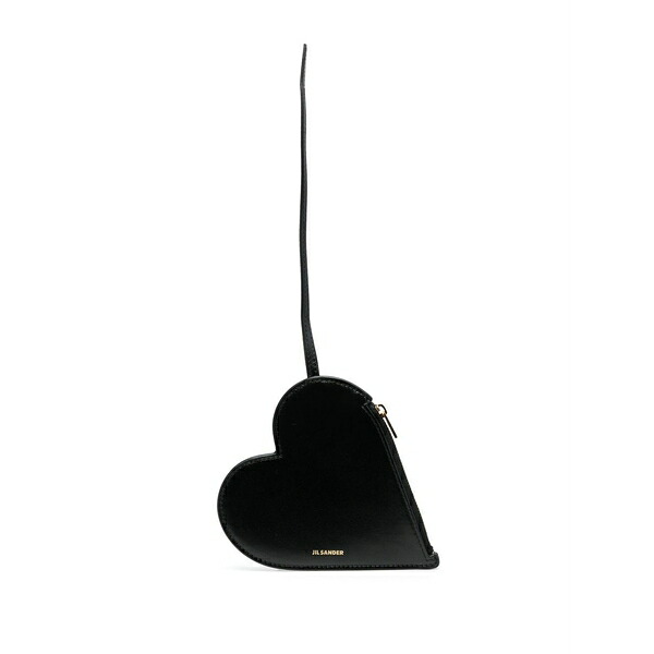 ジル・サンダー レディース クラッチペダル御徒面子 御徒面子 Logo-stamp clutch bag Black