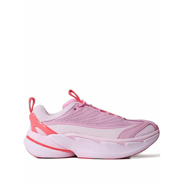 ホカオネオネ レディース スニーカー シューズ Elevon x perforated lace-up trainers Pink