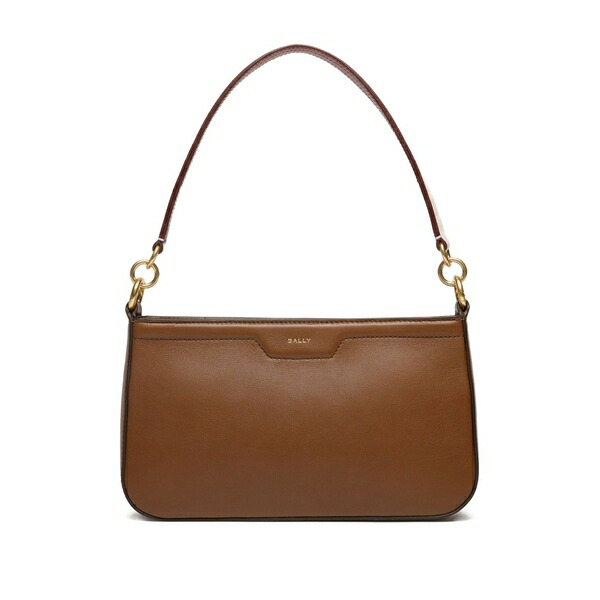 バリー レディース ショルダーバッグ 御徒面子 Mini leather shoulder bag Brown