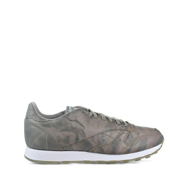 リーボック メンズ スニーカー シューズ Classic "beach stone/white" sneakers Brown|asty