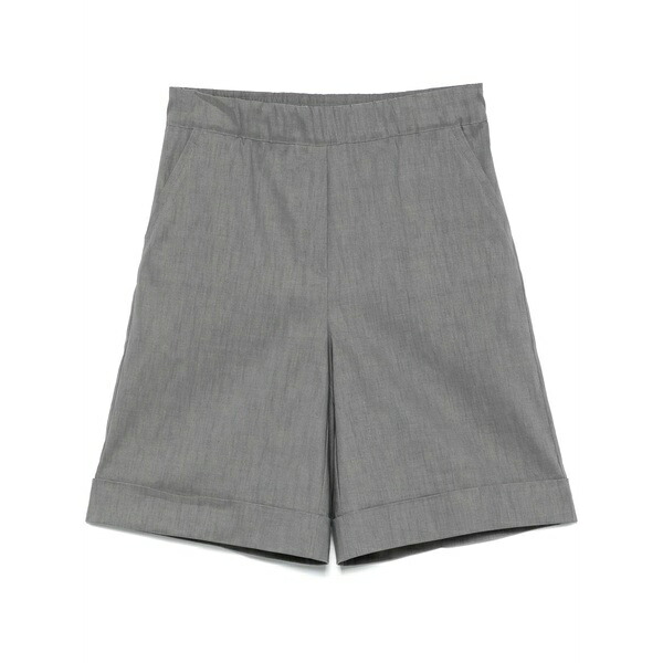 ディー・エクステリア レディース カジュアルパンツ ボトムス Pressed-crease shorts Grey｜asty