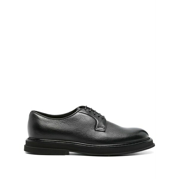 ドンカルズ メンズ 御召しものシューズ シューズ Leather derby shoes  Black