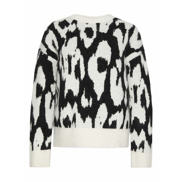 カルバンクライン レディース ニット&セーター アウター Patterned sweater White|asty