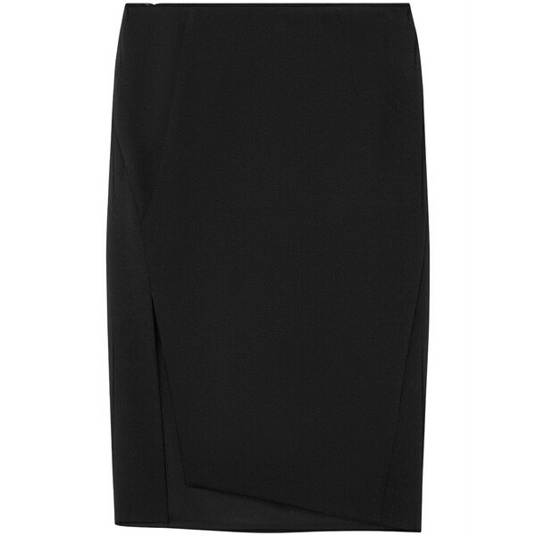 ヴェルサーチ レディース スカート ボトムス Asymmetric pencil skirt Black|asty