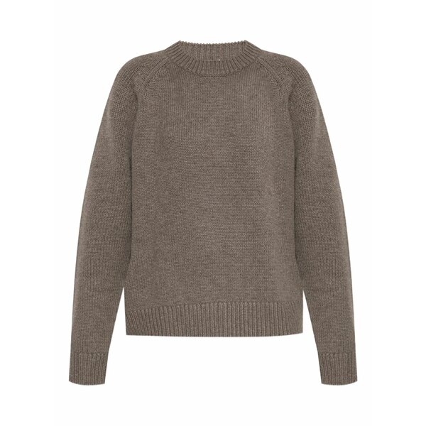 リサ・ヤン レディース 編み物\u0026スウェーター アウター Raglan-sleeve cashmere sweater Brown