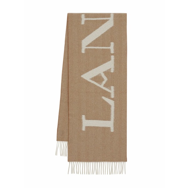 ランバン メンズ えり巻き・袈裟・えり巻き 付属物 Herringbone scarf Neutrals