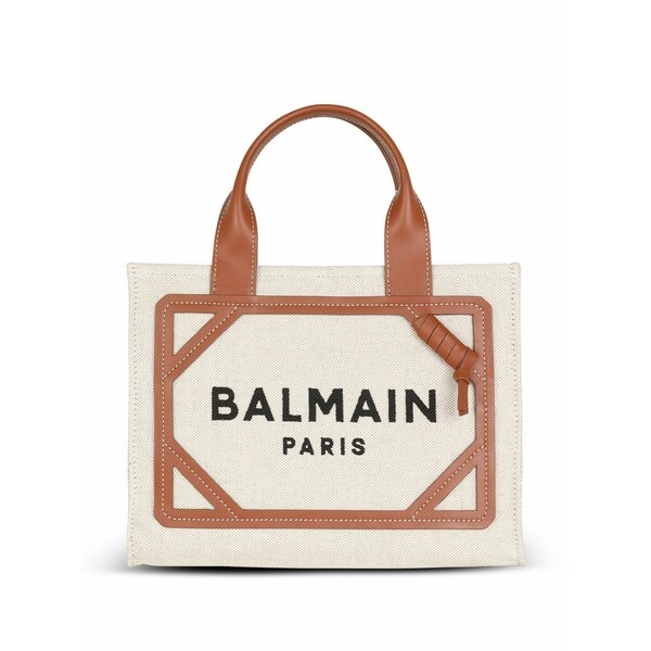 バルマン レディース ショルダーバッグ 御徒面子 Small b-army logo tote bag Neutrals