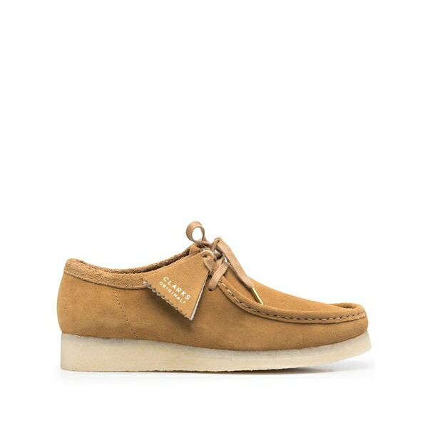 クラークス メンズ ブーツ シューズ Lace-up boat shoes Neutrals