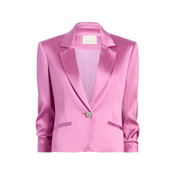 サンクアセプト レディース 上衣＆上衣 アウター Textured satin khloe jacket Pink