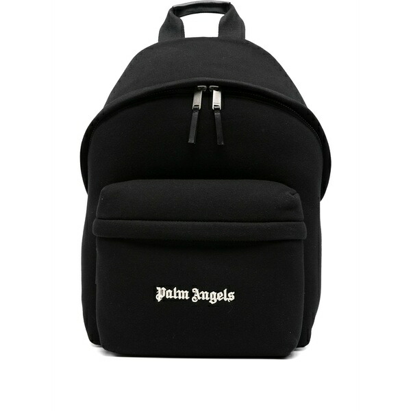 パーム・エンジェルス メンズ うしろ側容器に並べる・背嚢 御徒面子 Logo-embroidered backpack Black