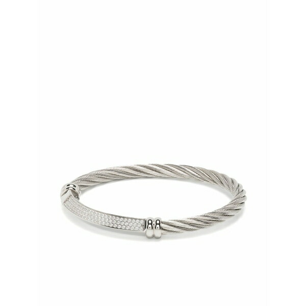 シャリオール メンズ ブレスレット・バングル・アンクレット 付属物 Better half pave-setting bracelet  Silver