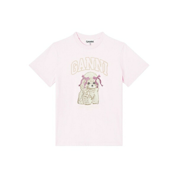 ガニー レディース プルオーバー トップス Round-neck t-shirt Pink