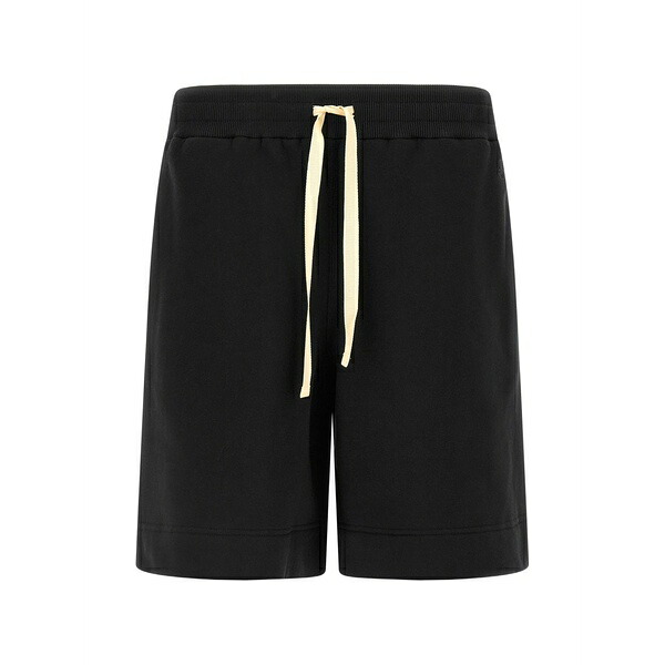 ジル・サンダー メンズ カジュアルパンツ ボトムス Logo bermuda shorts Black|asty