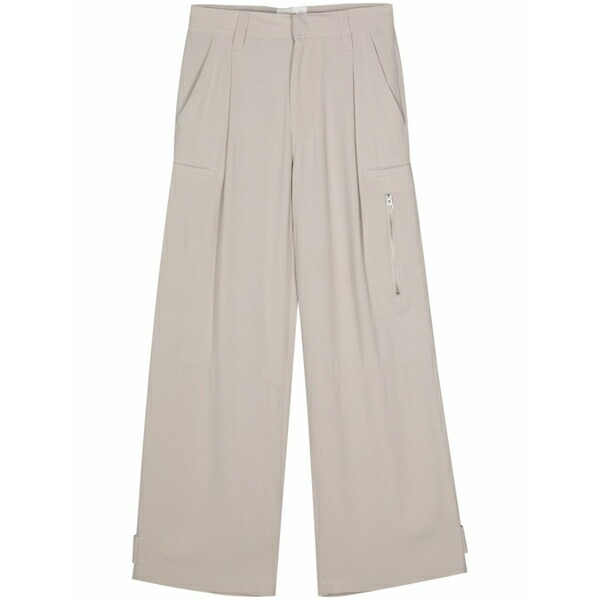 アミ レディース カジュアルパンツ ボトムス Straight-leg cargo pants Neutrals|asty