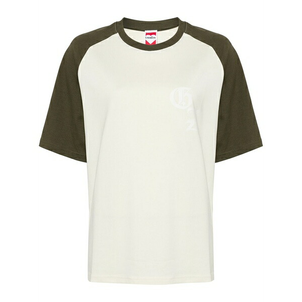 グラウンド ゼロ レディース Tシャツ トップス Logo-print t-shirt Neutrals|asty