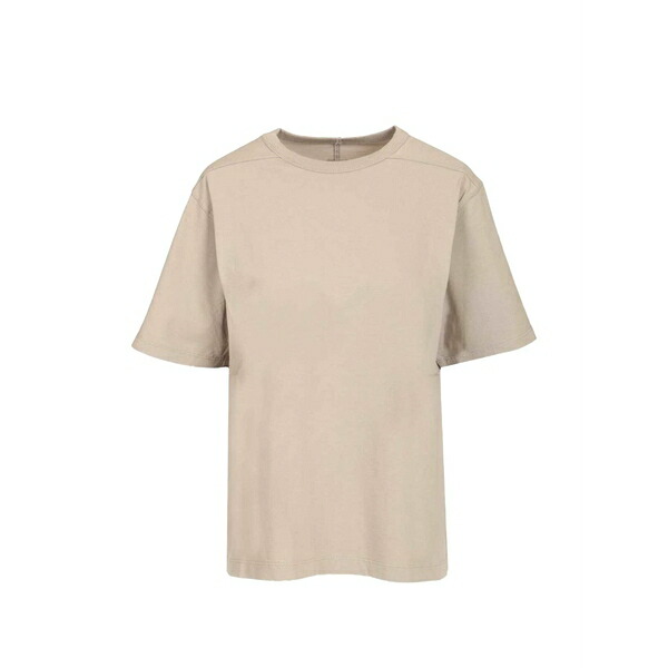リックオウエンス レディース プルオーバー トップス Short-sleeve t-shirt Neutrals