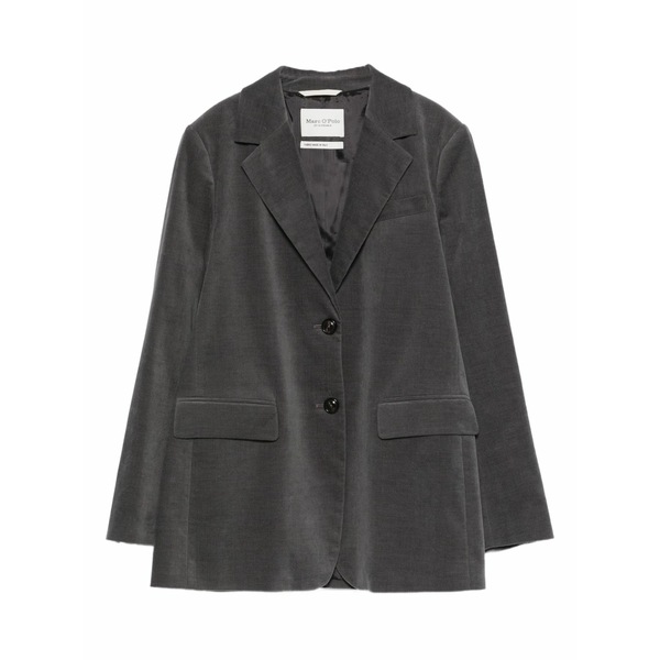 マルコポーロ レディース ジャケット＆ブルゾン アウター Pocket buttoned blazer Grey｜asty
