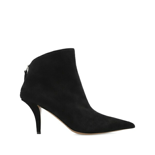 パリテキサス レディース ブーツ シューズ 105mm jessica pointed-toe suede ankle boots Black|asty