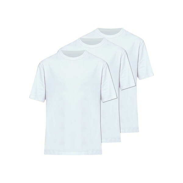 オフィシンジェネレール メンズ Tシャツ トップス Crew-neck short-sleeve t-shirt (pack of three) White｜asty