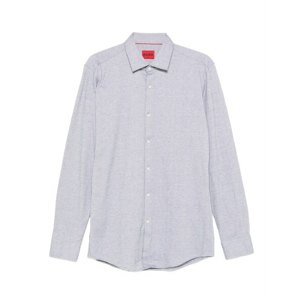 雇い主 メンズ プルオーバー トップス Buttoned shirt Grey
