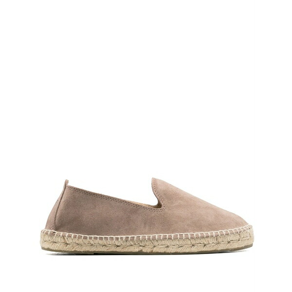 マネビ メンズ サンダル シューズ Hamptons suede espadrilles  Brown
