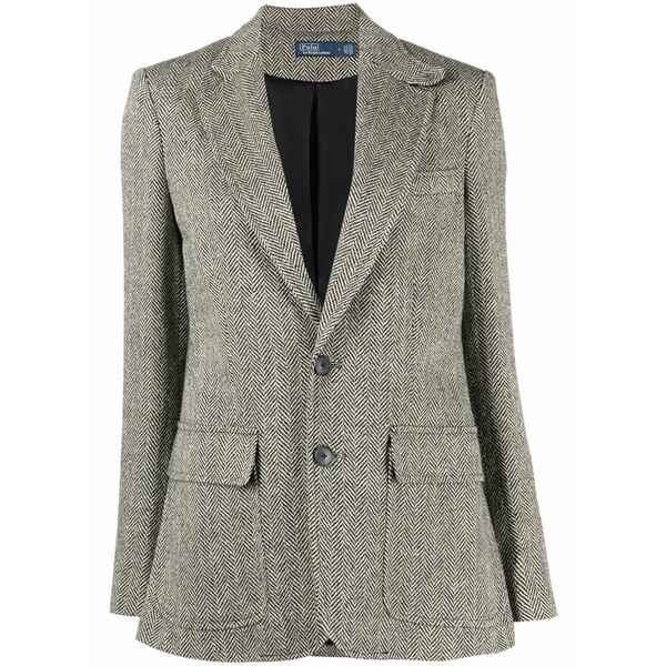ラルフローレン レディース 上衣＆上衣 アウター Heritage tailored blazer Neutrals