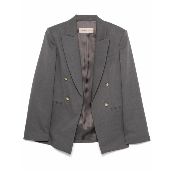 ブランカ ヴィータ レディース ジャケット＆ブルゾン アウター Gorizia blazer Grey｜asty