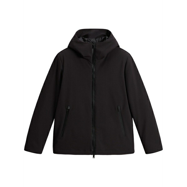 ウール リッチ メンズ ジャケット&ブルゾン アウター Pacific padded jacket Black|asty