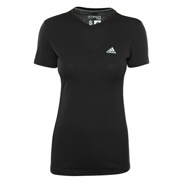 アディダス レディース プルオーバー トップス Ultimate t-shirt Black