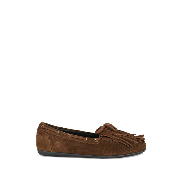 セミクチュール レディース スリッポン・ローファー シューズ Lace-up loafers Brown