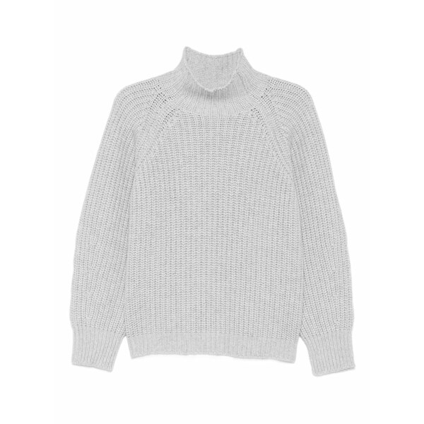 リビアナコンティ レディース 編み物\u0026スウェーター アウター High-neck sweater Grey
