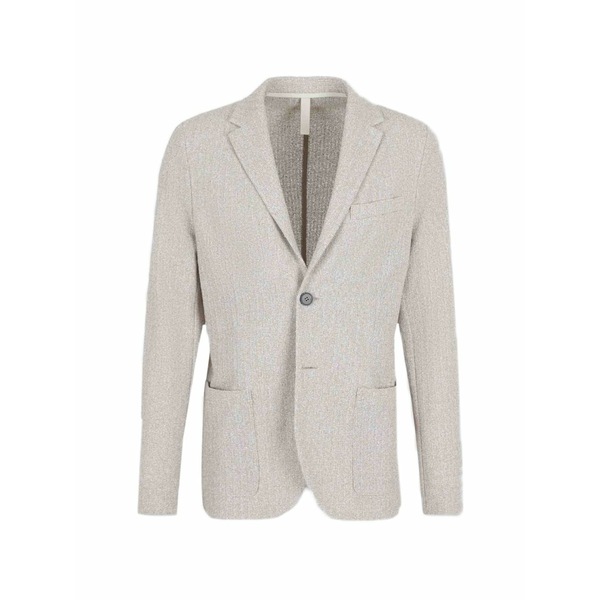 ハリスワーフロンドン メンズ ジャケット＆ブルゾン アウター Single-breasted blazer Neutrals｜asty 81,840円