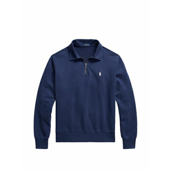 ラルフローレン メンズ パーカー・スウェットシャツ アウター Logo-embroidered sweatshirt Blue｜asty