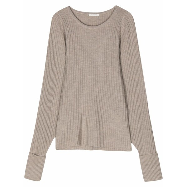 バイマレンバーガー レディース 編み物\u0026スウェーター アウター Kadence wool sweater Neutrals
