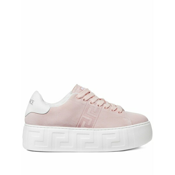 ヴェルサーチ レディース スニーカー シューズ Platform logo sneakers Pink